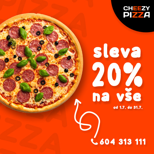 Cheezy Pizza Akce